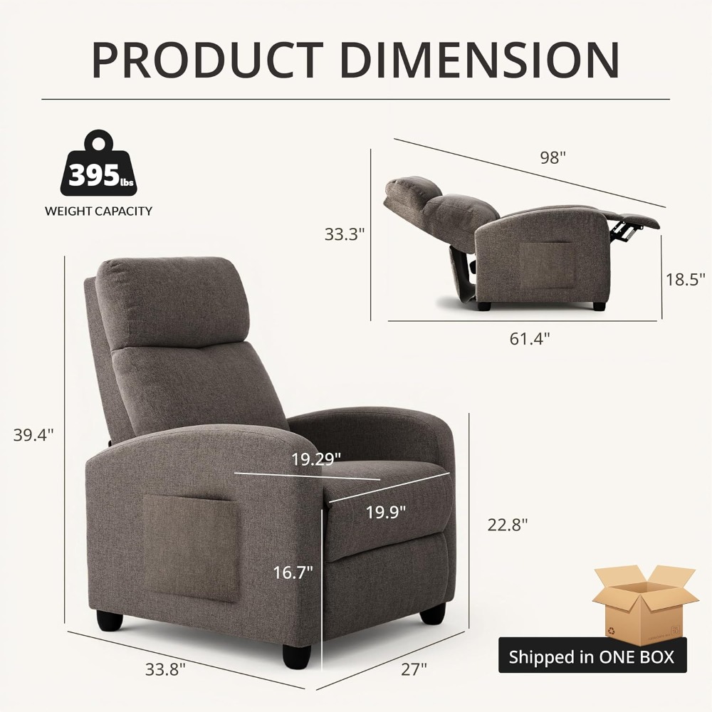 Modern Manual Push Back Reclin - đánh giá và giá Home Cinema Hall