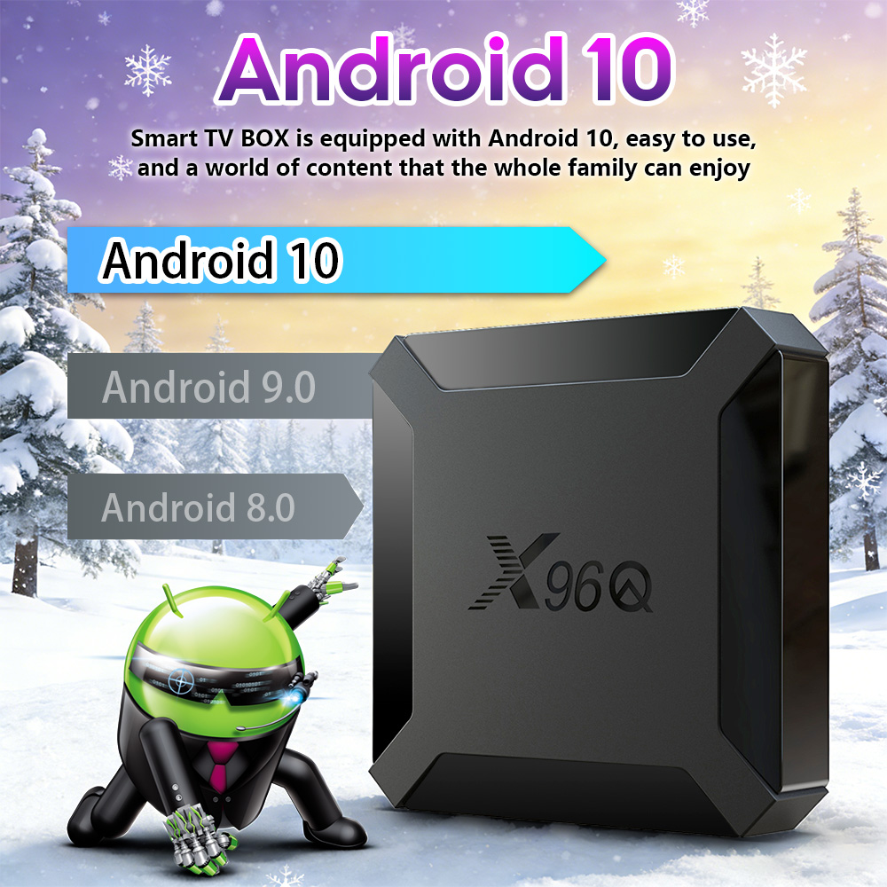 X96Q Android TV Box Quad Core  - đánh giá và giá Home Cinema Quad
