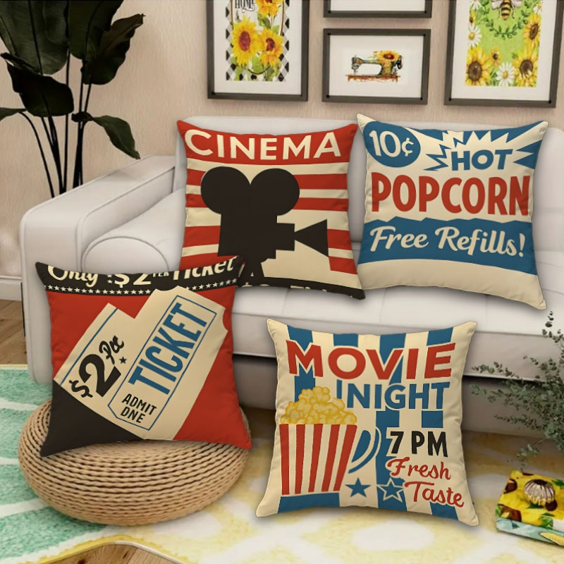 1PC 2D Flat Vintage Cinema Mov - đánh giá và giá Home Cinema Tickets