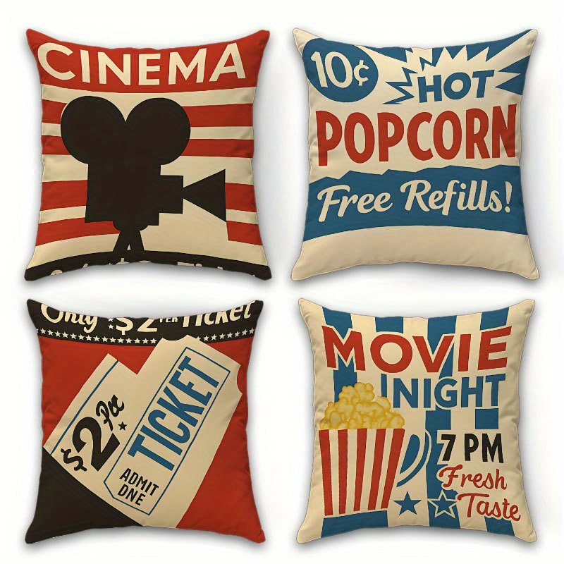 1PC 2D Flat Vintage Cinema Mov - đánh giá và giá Home Cinema Tickets