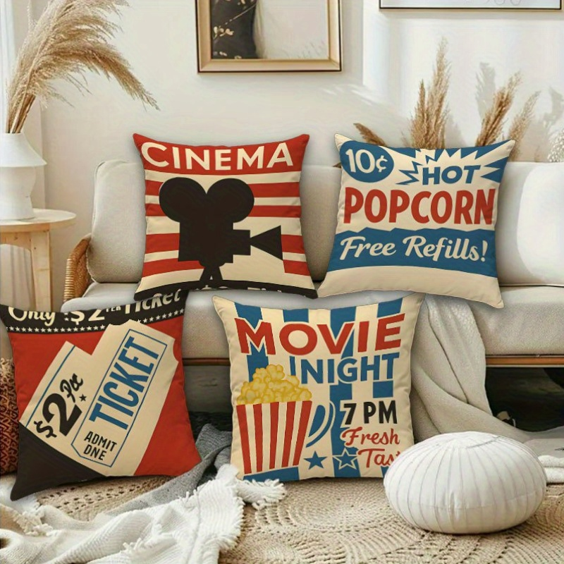 1PC 2D Flat Vintage Cinema Mov - đánh giá và giá Home Cinema Tickets