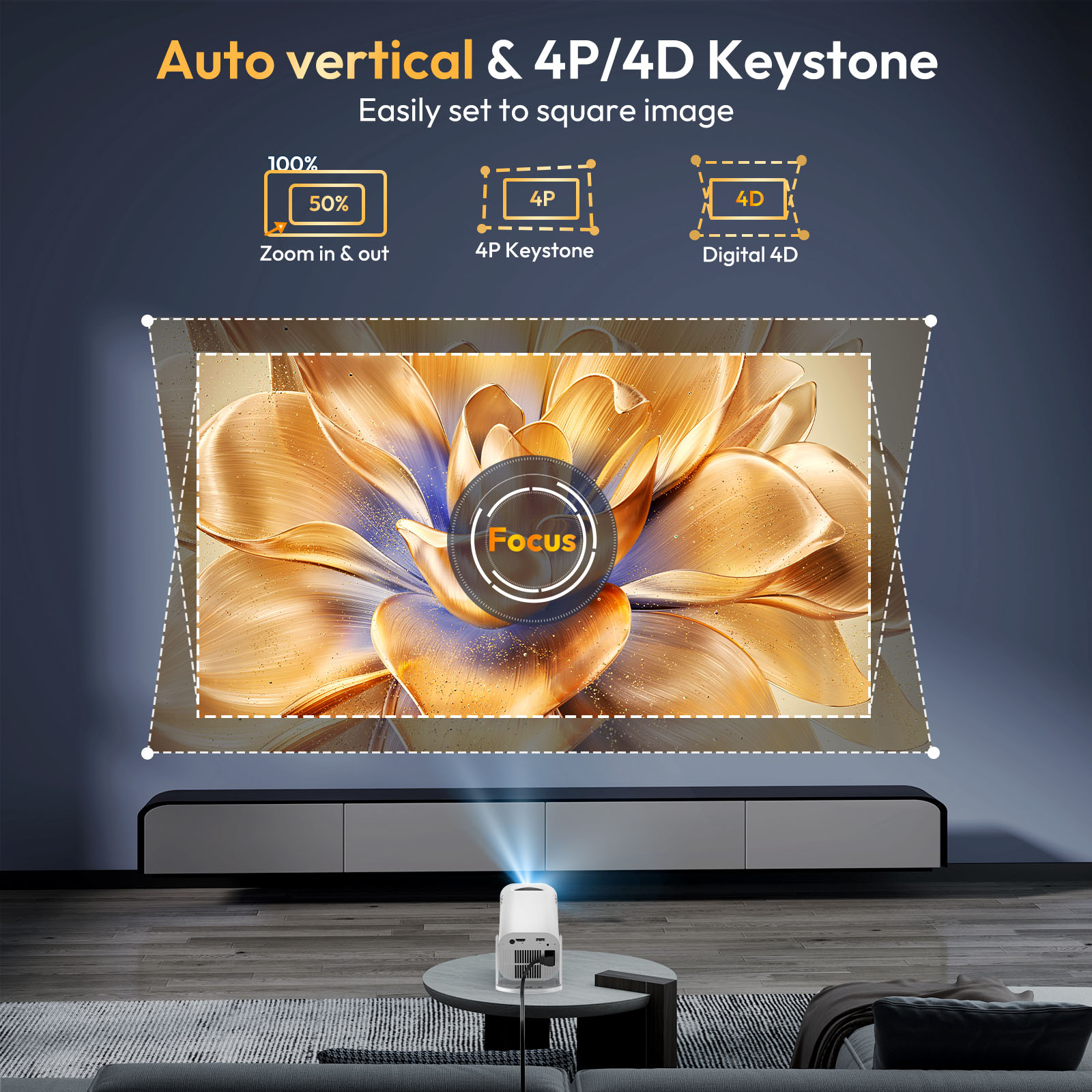 Xgody Gimbal 3 Pro Projector 4 - đánh giá và giá Home Cinema Focal