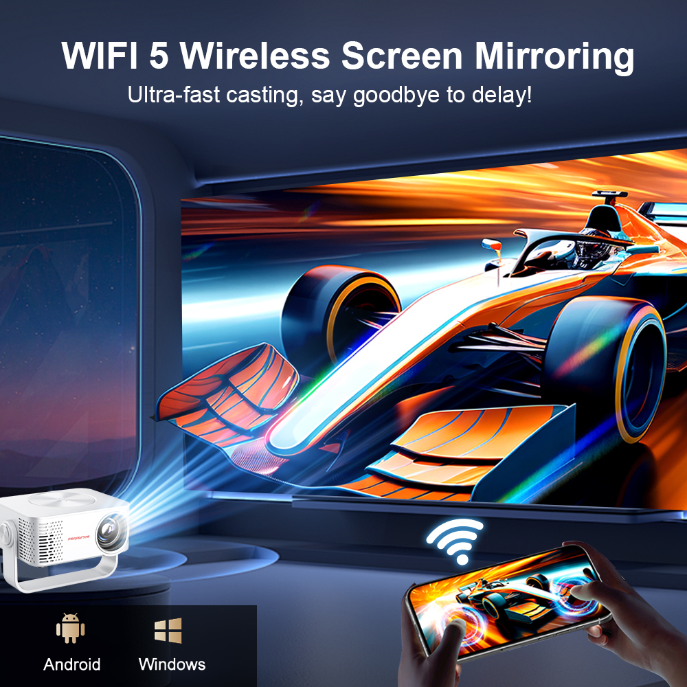ZNLYRION Mini LCD Projector M6 - đánh giá và giá Home Cinema Focal