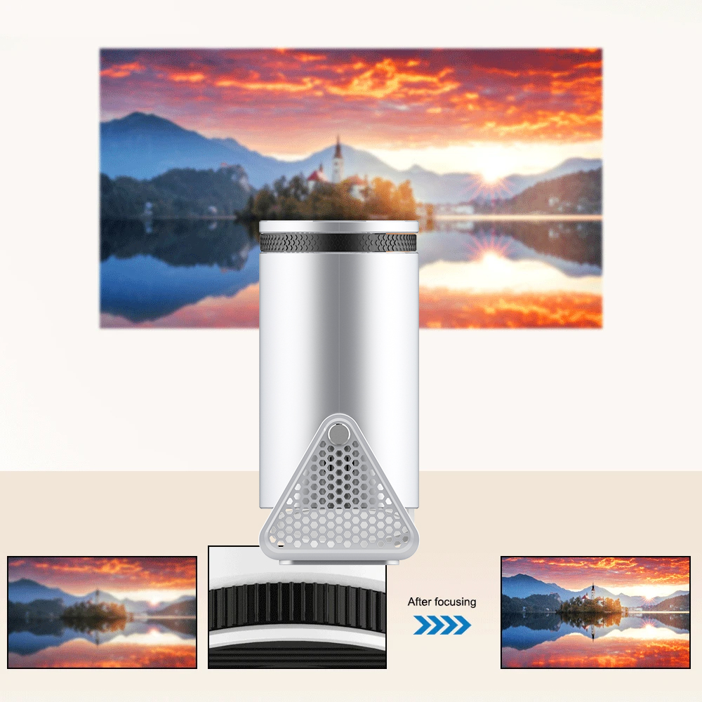 1Pcs New Projector H300 4K And - đánh giá và giá Home Cinema Quad