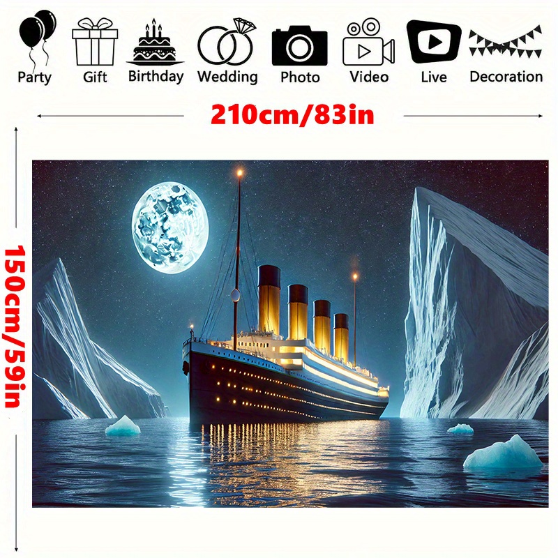 Titanic Ship Iceberg Moonlight - đánh giá và giá Home Cinema The Drama