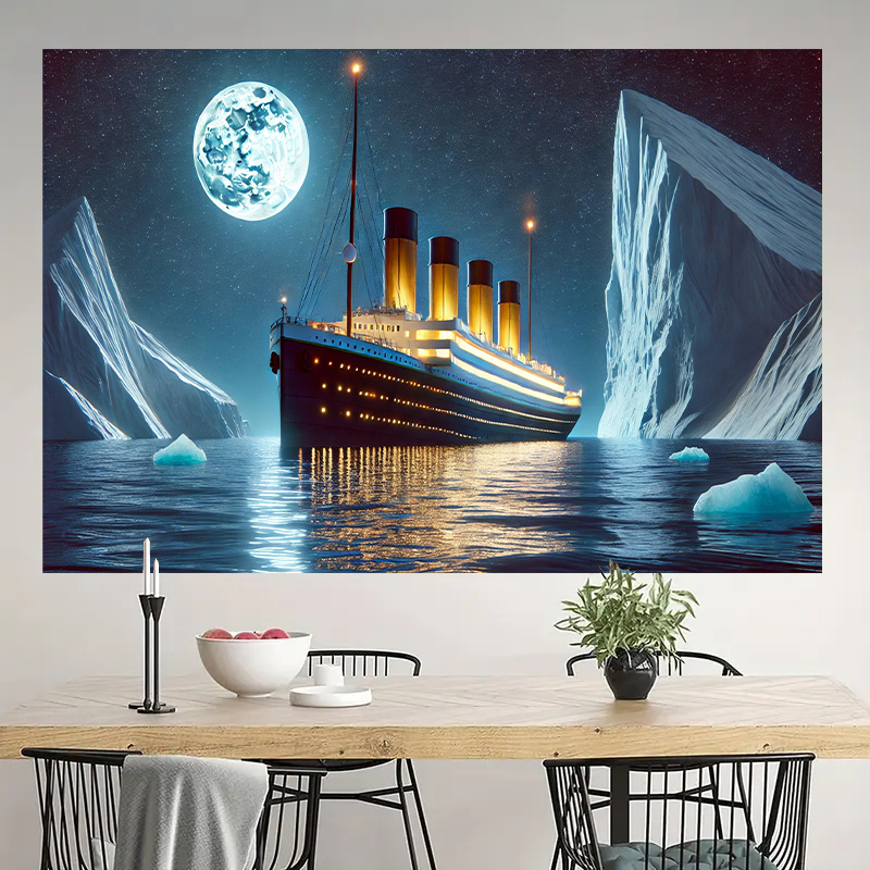 Titanic Ship Iceberg Moonlight - đánh giá và giá Home Cinema The Drama