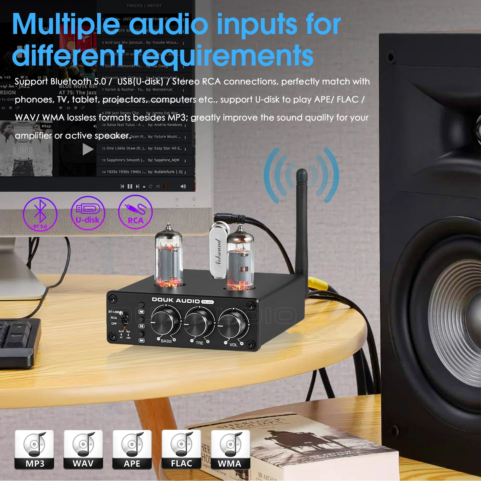 Douk Âm Thanh HiFi Bluetooth 5 - đánh giá và giá Home Cinema Receiver