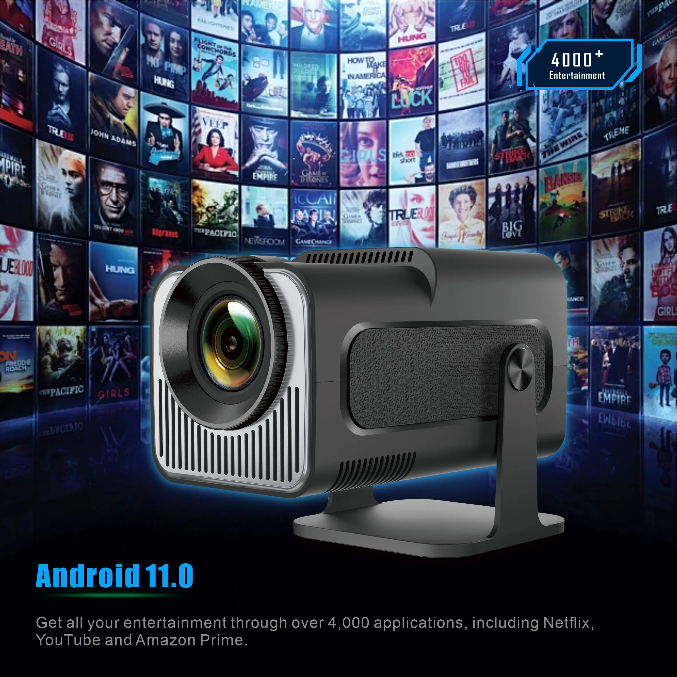 Salange HY320 Mini Projector 7 - đánh giá và giá Home Cinema Projector Xiaomi