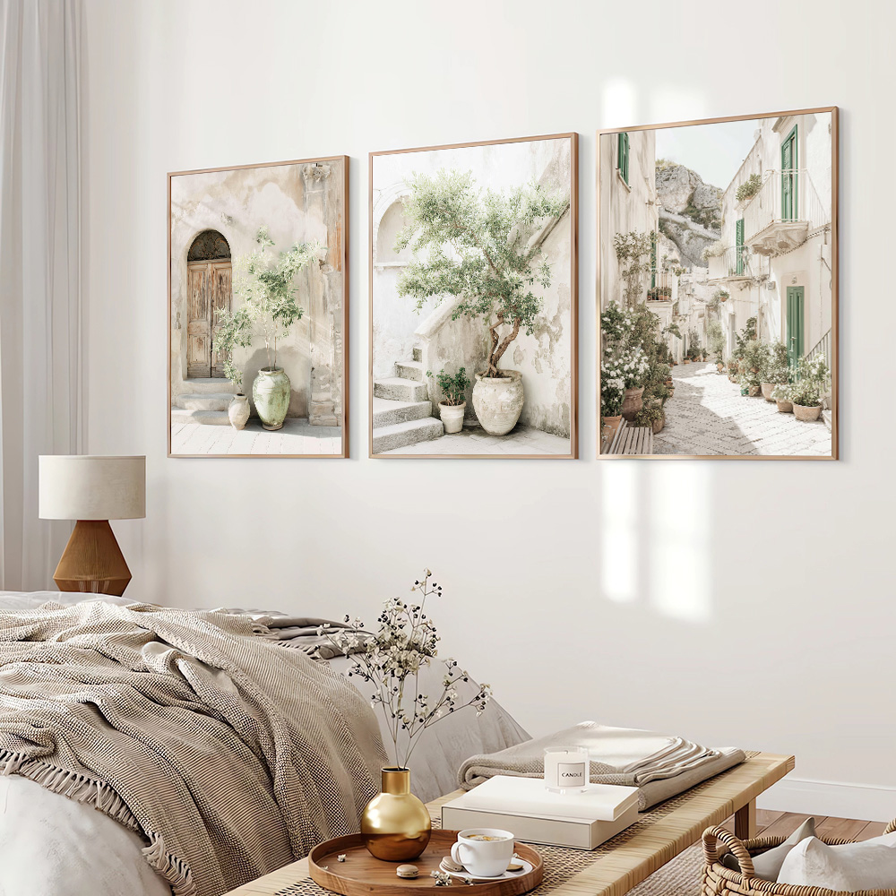 3pcs Set Unframed Italy Medite - đánh giá và giá Home Cinema Wall