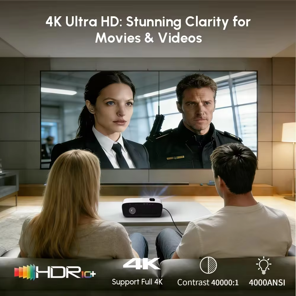 New 4k Projector Auto Focus Da - đánh giá và giá Home Cinema Night