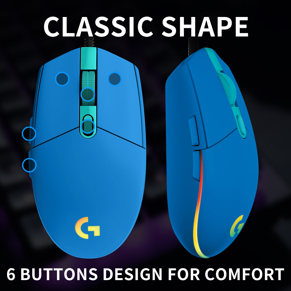 Logitech G203 series mouse, e- - đánh giá và giá Logitech Home Cinema