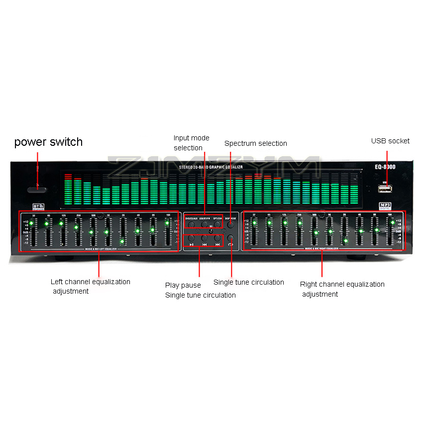 EQ8000 Equalizer Bluetooth 5.3 - đánh giá và giá Home Cinema Receiver